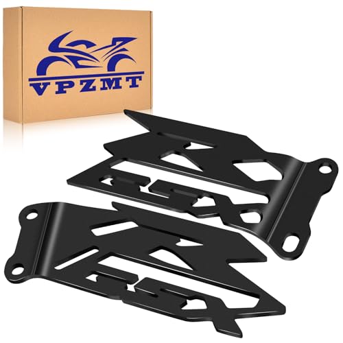 Foot Pegs Heel Plates Guard Protector for Suzuki GSX-R 1000 2003-2016, GSXR 600/GSXR-750 2006-2016 - color: Black
