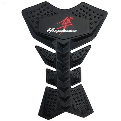 Motorcycle Gas Fuel Tank Pad Protector Anti-Slip Rubber Guard Compatible With Suzuki GSXR1300 Hayabusa Red