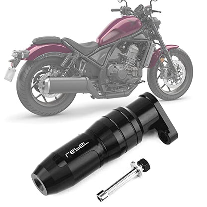 For Rebel CMX 1100 CMX1100 2021 Motorcycle CNC Accessoires Falling protection Exhaust Slider Crash pad slider with logo - color: black