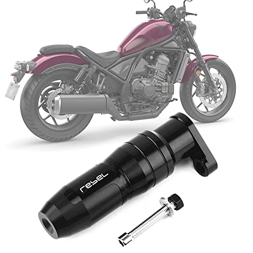 For Rebel CMX 1100 CMX1100 2021 Motorcycle CNC Accessoires Falling protection Exhaust Slider Crash pad slider with logo - color: black