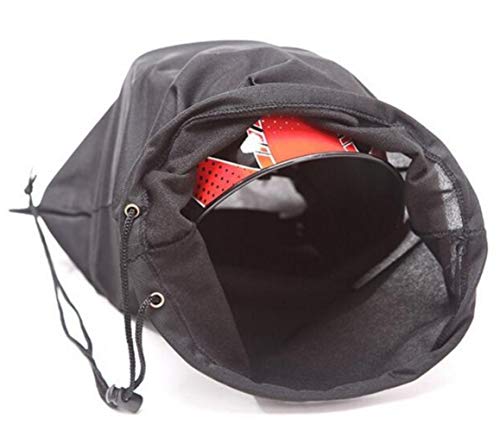 Welding Helmet Mask Hood Storage Carrying Bag with Drawstring Locking for Welding Motorcycle Bicycle Ski Equestrian Helmet