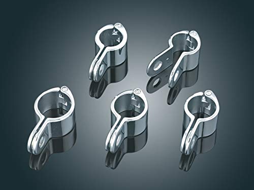 Kuryakyn 7940 Motorcycle Accessory: Magnum Quick Clamp for 1" Engine Guards or Tubing, Chrome, Pack of 1 - color: Chrome, size: 1", style: Pack of 1