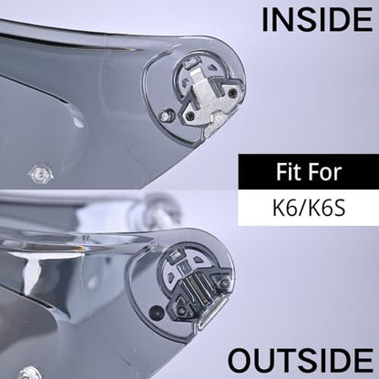 Compatible With K6S Visor K6 Face Shield Replacement Tinted Visor Helmet Accessories (Gold) - color: Gold