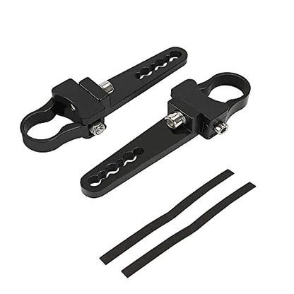 Tube Clamps Mounting Brackets for LED Light Bar Work Lights Fog Lights Off Road Lights Fit 0.875" Bull Bar,2pcs - size: 0.875"