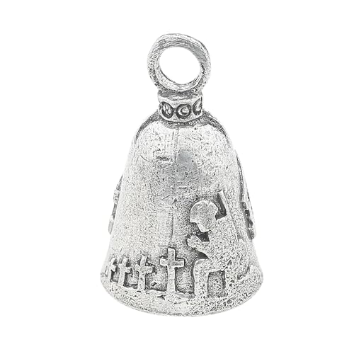 Guardian Bell Freedom Isn’t Free Good Luck Bell w/Keyring & Black Velvet Gift Bag | Motorcycle Bell | Lead-Free Pewter | Good Luck Gift to Friends & Family | Bike Bell | Made in USA - color: Freedom Isn't Free