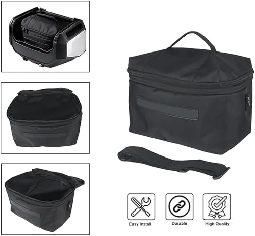 Motorcycle Tail Bag Liner Bag Fits for BMW R1300GS 2023 2024 2025 Luggage Inner Bag Expandable Top Case Pannier Saddlebag R1300GS Tail Box Inner Pocket Travel Luggage Storage Liner Bag(Black)