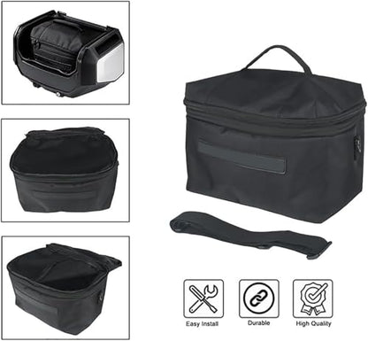 Motorcycle Tail Bag Liner Bag Fits for BMW R1300GS 2023 2024 2025 Luggage Inner Bag Expandable Top Case Pannier Saddlebag R1300GS Tail Box Inner Pocket Travel Luggage Storage Liner Bag(Black)