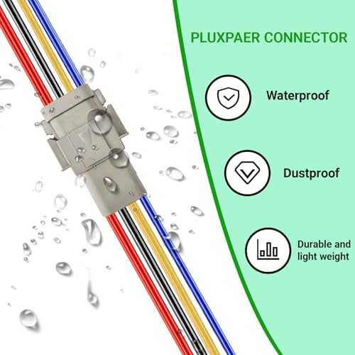 14 AWG 8 Pin DT Connector, 8 Wire Automotive Waterproof Electrical Connectors, 14 Gauge Male and Female Quick Connect Harness for Car Truck Boat -2 Pack - style: 8 Pin
