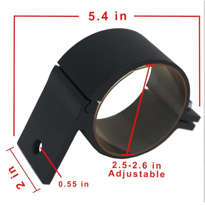 SYHVU 2.5 Inches Tube Clamp Mounting Bracket for Bull Bar and Any 2.5 Inches Round Tube Bar to Mounting LED Spot Lights and LED Light Bar,LED Round Spot Light