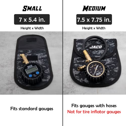 JACO Utility Tool Pouch | Multi-Purpose Storage Pouch for Tire Gauges, Tools, & Accessories (Digital Camo) - size: Medium