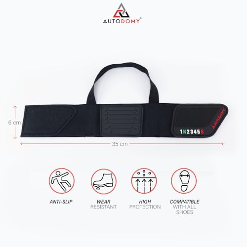 Autodomy Motorcycle Shoe Protector Scooter, ATV, Quad | Motorcycle Shifter Shoe | Shoe Cover for Motorcycle Shifter Non Slip and Wear Resistant | Motorcycle Boot Protector Universal