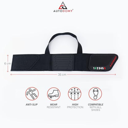 Autodomy Motorcycle Shoe Protector Scooter, ATV, Quad | Motorcycle Shifter Shoe | Shoe Cover for Motorcycle Shifter Non Slip and Wear Resistant | Motorcycle Boot Protector Universal