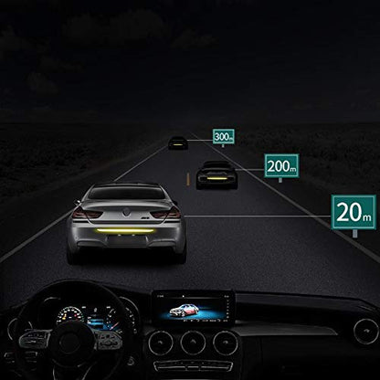 TOMALL 35.2'' Strong Reflective Stripe Stickers High-Intensity Night Visibility Reflective Decal Universal Safety Warning Diamond Grade Waterproof Self Adhesive for Car Trunk (Orange) - color: Orange