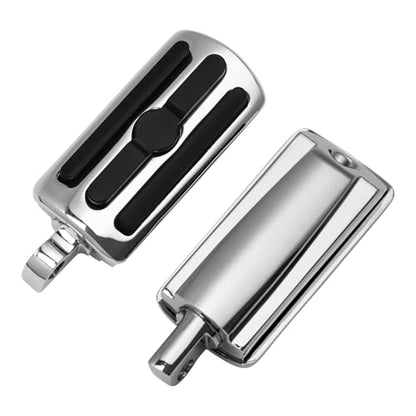 TCMT 10mm Highway Foot Pegs Footrest Chrome Fits For Harley Davidson Touring Softail Dyna
