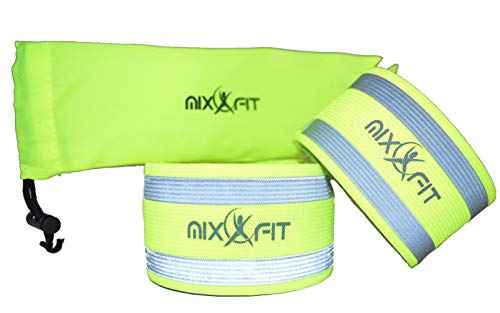Mixxfit Safety Reflective Band, Neon Green