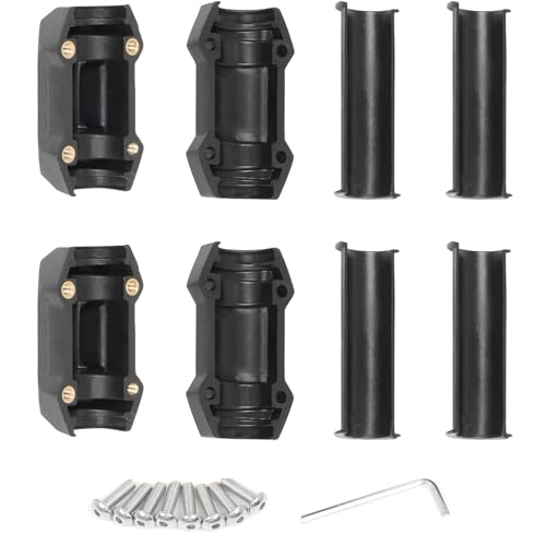 1 Pair 22/25/28mm Motorcycle Engine Bumper Blocks Universal Motorcycle Engine Guard Bumper Crash Bars Protectors Replacement for Honda Suzuki Kawasaki Yamaha BMW