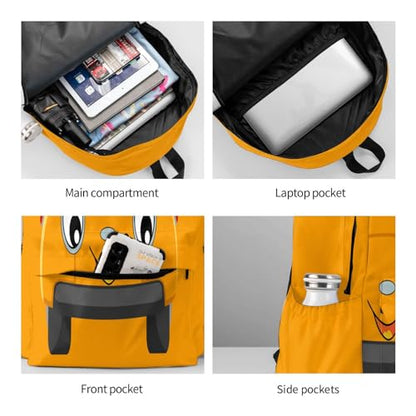 Yellow School Bus Car Backpack Bookbag Laptop Backpacks Multipurpose Daypack for Boys Girls School Men Women Travel Hiking - color: Car