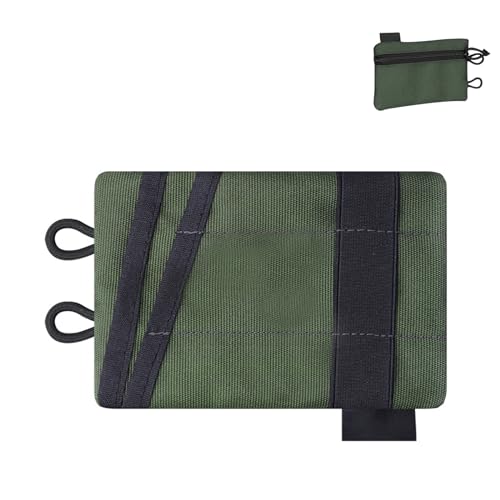 EDC Storage Pouch, Anti-Lost Outdoor Tactical EDC Kit Multi-Function EDC Tool Pouch - color: Green
