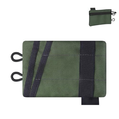 EDC Storage Pouch, Anti-Lost Outdoor Tactical EDC Kit Multi-Function EDC Tool Pouch - color: Green