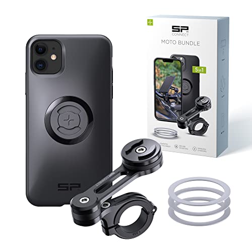 SP CONNECT Moto Bundle II | SPC+ | Compatible with iPhone 11/XR | Motorcycle Phone Mount | Holder for Harley Davidson & More | Phone Mount for Motorcycle Handlebars | Cell Phone Holder - style: für iPhone 11/XR