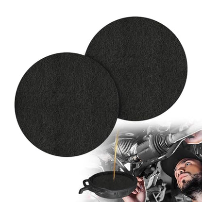 2 PCS Oil Drain Splash Pad, 15" Round Oil Change Mat Heat-Resistant No Splatter Pad, Anti Splash Drip Collector Pan for Car Changing Oil & Transmission Drain Pan, Car Accessories - color: 15 Inch