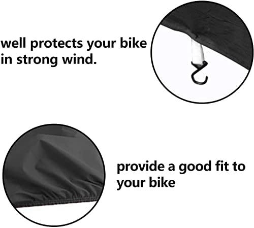 WinPower Indoor Motorcycle Cover Stretch Elastic Dustproof Covers for Motorbikes, 104 x 41 x 49 inches - size: 2XL(104 x 41 x 49 inches)