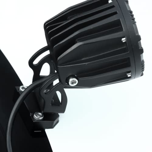 Universal Hood Mounting Bracket - Ditch Light Brackets 2PCS Kit Aluminum Alloy Clamp Holder for Truck SUV Cars, Black - size: Universal Hood Light Bracket