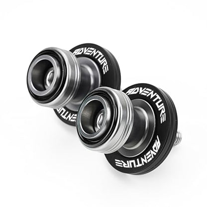 Compatible with KTM 390 790 890 1050 1090 ADVENTURE 2022-2024 2025 2026 CNC Motorcycle M10 Swingarm Spools Sliders Stand Screw (Black) - color: Black