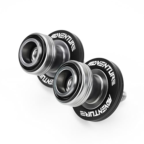 Compatible with KTM 390 790 890 1050 1090 ADVENTURE 2022-2024 2025 2026 CNC Motorcycle M10 Swingarm Spools Sliders Stand Screw (Black) - color: Black