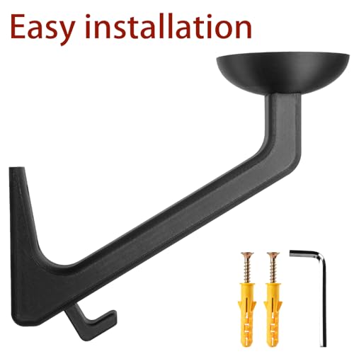 Helmet Holder, Firefighter Helmet Holder Wall Mount, Helmet Hanger for Football Helmet, Hats, Coats, Sportswear, Motorcycle Accessories for Men, Easy Installation