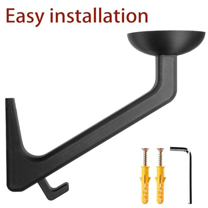 Helmet Holder, Firefighter Helmet Holder Wall Mount, Helmet Hanger for Football Helmet, Hats, Coats, Sportswear, Motorcycle Accessories for Men, Easy Installation