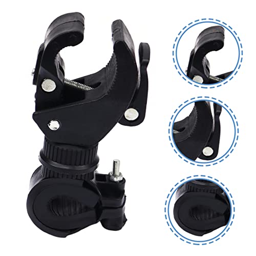 Totority 3pcs Rotatable Bike Flashlight Bracket Holder for Mountain Biking Stable and Practical Flashlight Storage Rack for Cycling Safety Design for Easy Use