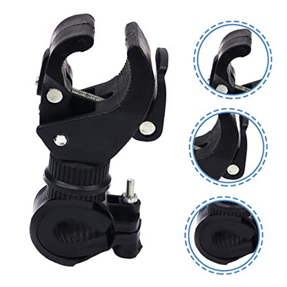 Totority 3pcs Rotatable Bike Flashlight Bracket Holder for Mountain Biking Stable and Practical Flashlight Storage Rack for Cycling Safety Design for Easy Use