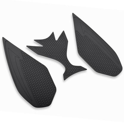 Motorcycle Tank Traction Pad Side Gas Knee Grip Protective Sticker Protector for Kawasaki ninja650 （2017-2025） Z 650 （2019-2025） (Black) - color: Black