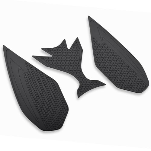 Motorcycle Tank Pads Side Gas Knee Grip Protective for Kawasaki NINJA650(17-24) Z650(19-24) (black) - color: black