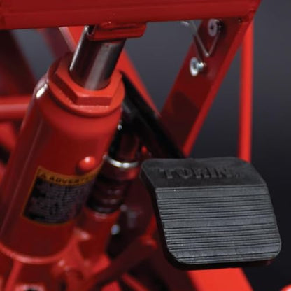 BIG RED 1500 lb Hydraulic Motorcycle Lift Jack: Powersports Lift Jack Stand Table for ATV, Dirt Bike, UTV and Snowmobile - style: Hydraulic motorcycle jack