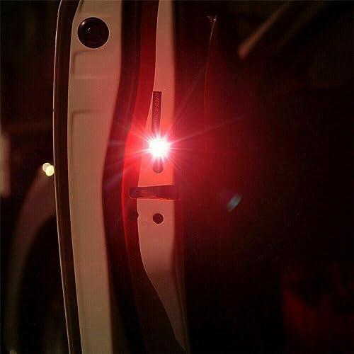 Surakey Portable LED Emergency Strobe Lights 2Pcs LED Strobe Lights Bar Roadside Wireless Battery Beacon 5Leds Mini Roof Top Warning Light with Magnetic for Trucks/Trailer/Vehicle (Yellow)