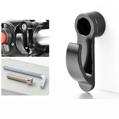 Aluminum Alloy Hanger | Motorcycle Hook, Helmet Hanger | for Daily Commuting Outdoor Highway Adventure Riding Long Distance Touring - color: Classic pump hook black 1 piece