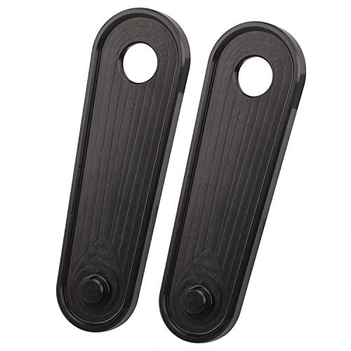 Black Passenger Rear Floorboard Foot Peg Frame Plates for Harley Touring Models 1993-2023,Pair - color: Black