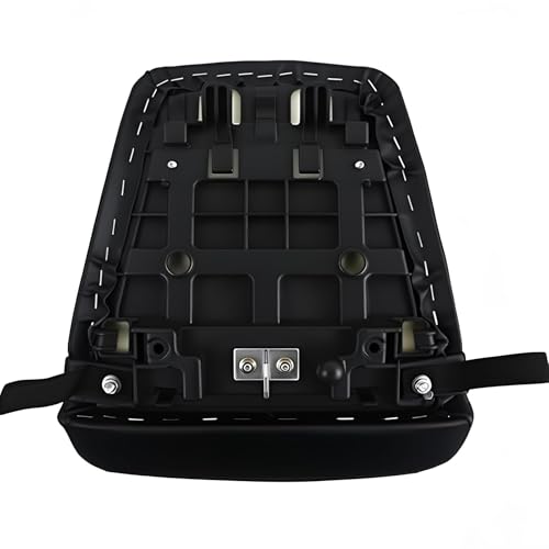 Rear Passenger Pillion Seat Compatible with Yamaha YZF R6 1998-2002 | Synthetic Leather Motorcycle Back Seat Replacement Pad for YZF-R6 1999 2000 2001 - Black - size: YZF R6#98-02