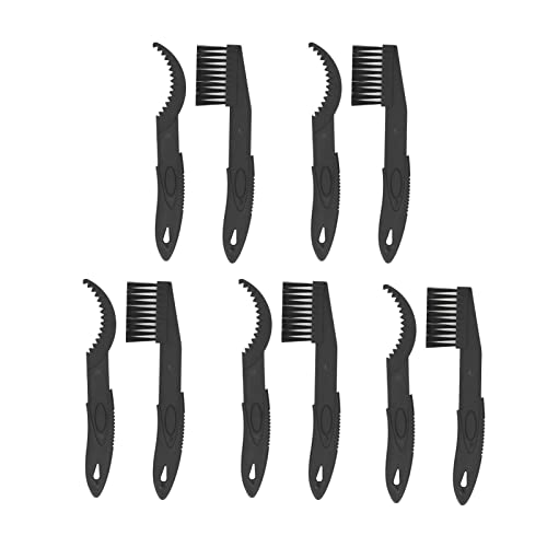 Bike Chain Brush Set Heavy Duty Nylon for Quick Deep Cleaning of Chains and Gearboxes Mountain Motorcycle Maintenance Kit 5 Pack