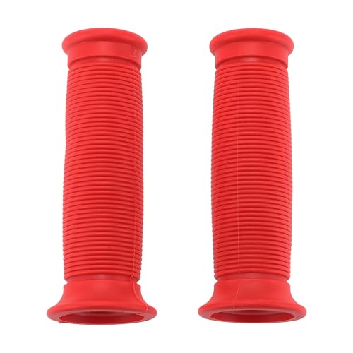7/8" 22mm 15/16" 24mm Universal Motorcycle Hand Grips Cover Non Slip Rubber Handlebar Grips for Motorcycle Scooter Bicycle ATV Red 1 Pair