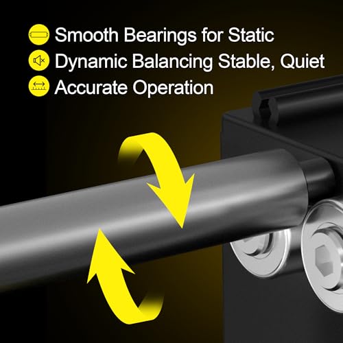 Motorcycle Wheel Balance Stand, Heavy-Duty Single-Axle Wheel Balancing Tool for Static & Dynamic Tire Alignment, Balancer for Sport and Dirt Bike Wheels (Single-Axle Standard) - style: Single-Axle Standard