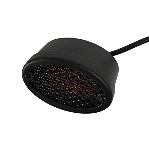 FATECIM Motorcycle LED Tail Light Cat Eye Rear & Brake Light Red Lens Integrated License Plate Lamp Universal Fit for Motorcycle/Cruisers/Bikes (Black) - color: 3036-Black