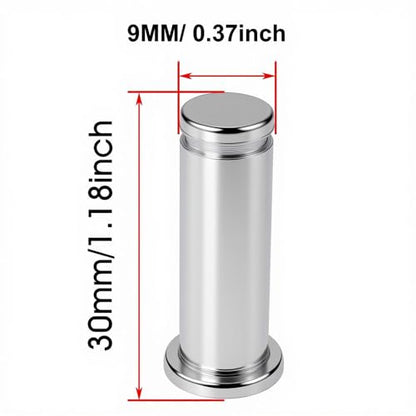 Motorcycle Foot Pegs Footpegs Mount Bolt Pins Washers Kit fits for Harley Davidson Foot Pin Rider/Passenger Mount Style Footpegs - color: Chrome#1