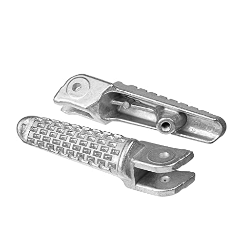 Front Foot Pegs Pedal Footrests for Honda CBR 600RR 2007-2019 Models, Bolt Diameter : 6mm (Front-White-1) - color: Front-White-1