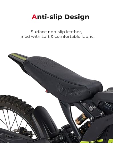 KEMIMOTO Dirt Bike Seat Cover Compatible with Surron Sur Ron Light Bee Segway X160 X260 Motorcycle Protector Seat Cushion Pad, Black