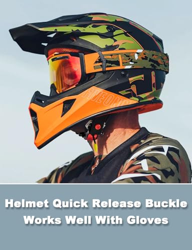 Lamborsafe Helmet Quick Release Buckle Kit, Motorcycle Helmet Chin Strap Clip for Full Face, 3/4, Half Helmets with D-Rings, Fast Release Fasteners Made by Safe Ratcheted Stainless Steel(Red) - color: Red