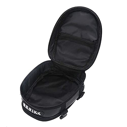 JFG RACING Motorcycle Bag,12L Dual Universal Motorcycle Tail Bag Seat Bag Backpack Saddlebag Luggage-Red