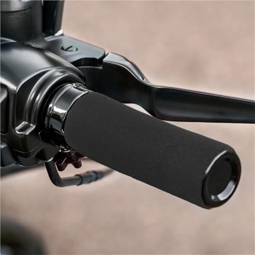 Motorcycle Handlebar Grips Motorcycle Modified Anti-Skid Handle Sleeve Shock-Proof Grip Black Foam - color: 4pcs black
